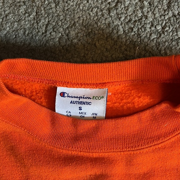 Princeton University Champion orange crewneck - Picture 2 of 3